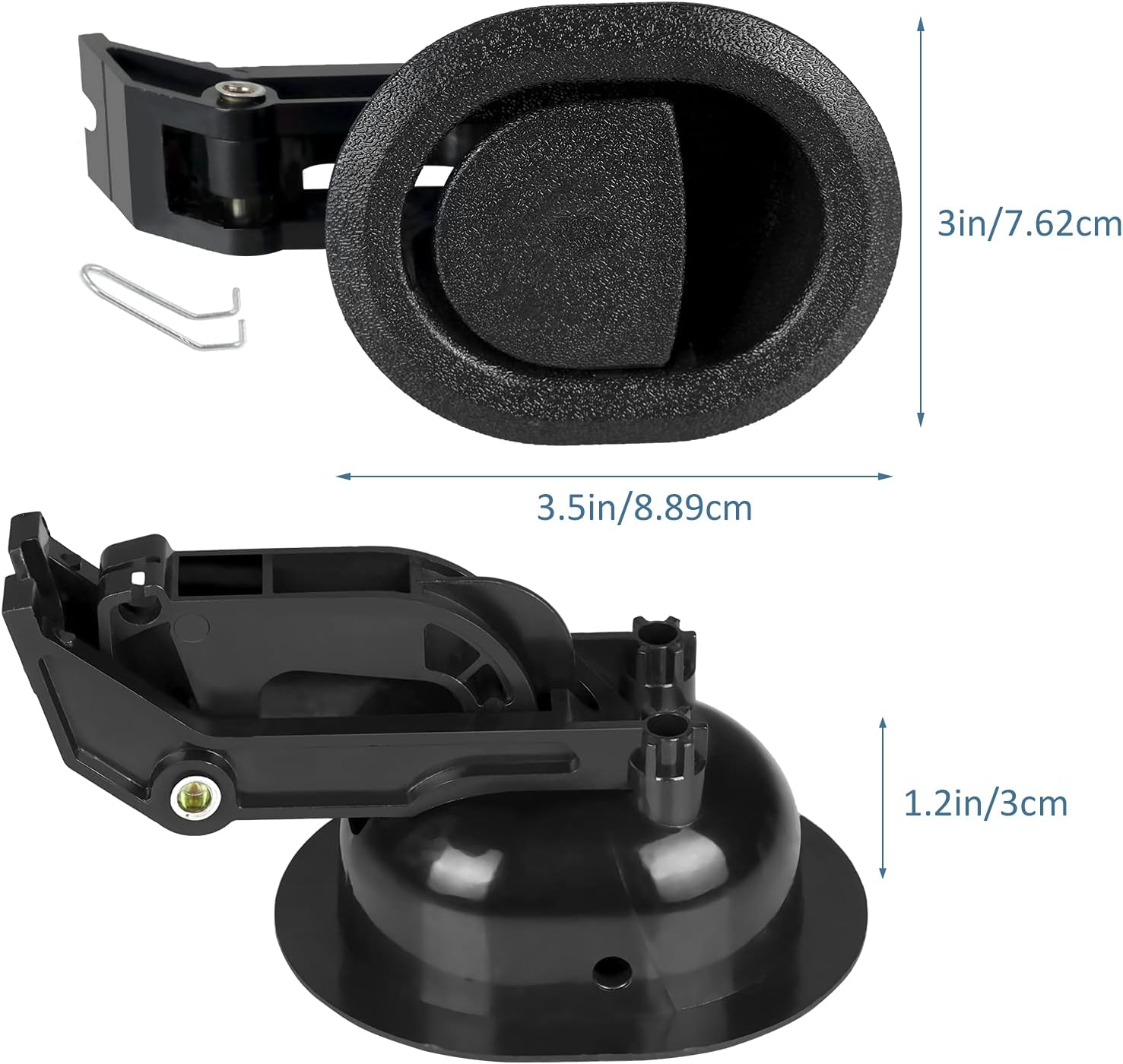 Recliner Replacement Parts with Pull Handle and Release Cable (1-Sets), Repair Recliner Mechanism Parts Compatible with Most Furniture of Recliner Sofa Couch Chair