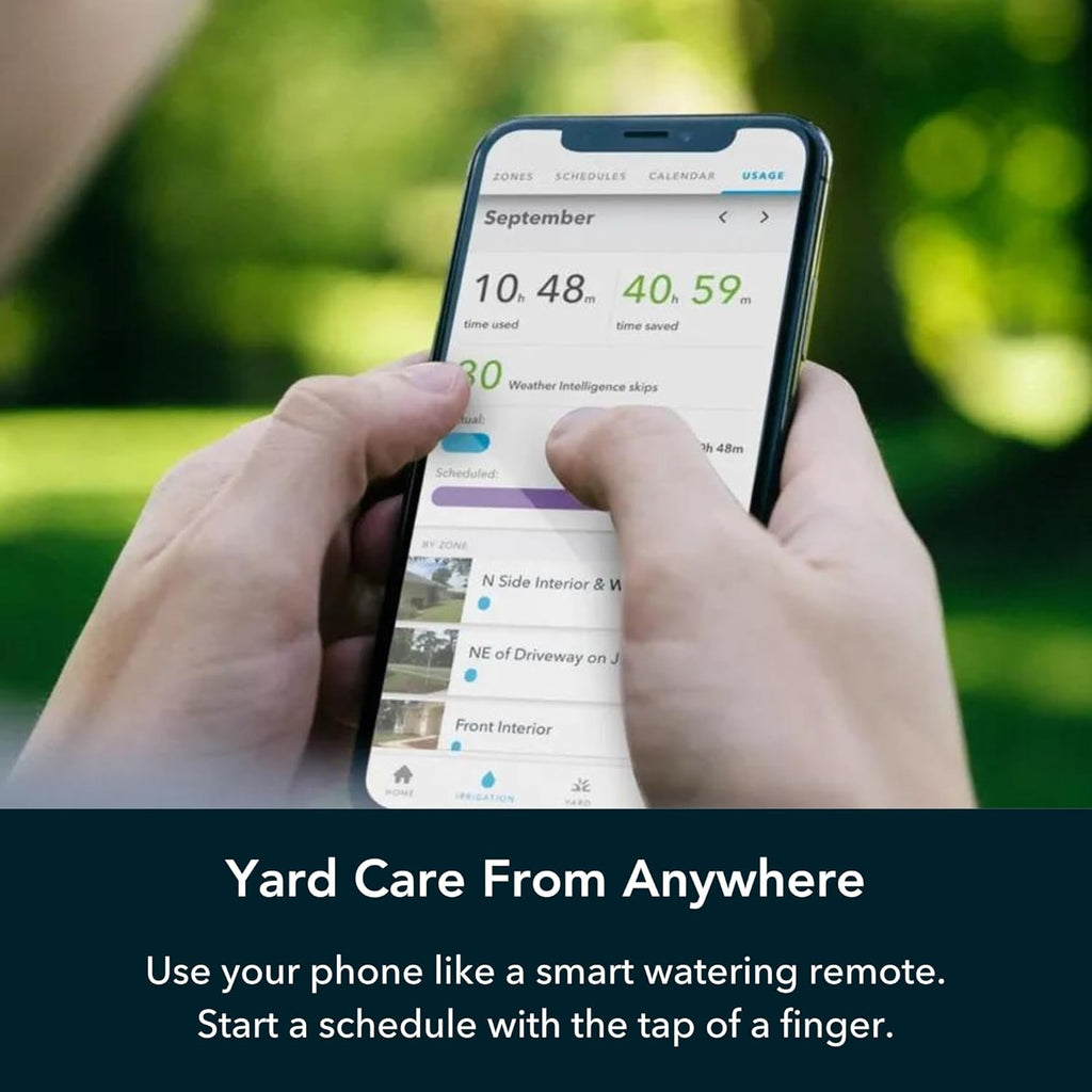 Rachio 3 Smart Bundle: Includes Rachio 3rd Generation-16 Zone Smart Sprinkler Controller (Alexa Compatible w/ Hyperlocal Weather Intelligence Plus & Rain Skip) & Rachio Weatherproof Outdoor Enclosure