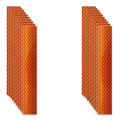 Non Fading Orange Reflective Stickers 1 inch X 6 inch, Outdoor Waterproof High Visibility Warning Safety Adhesive Reflector Tape (20 Pcs)