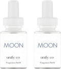 Pura & Unify Co. Home Scent Refill - Smart Air Diffuser - Up to 120-Hours of Luxury Fragrance per Refill - Home Essential - Clean & Safe Diffuser Fragrance - 2 Pack, Moon
