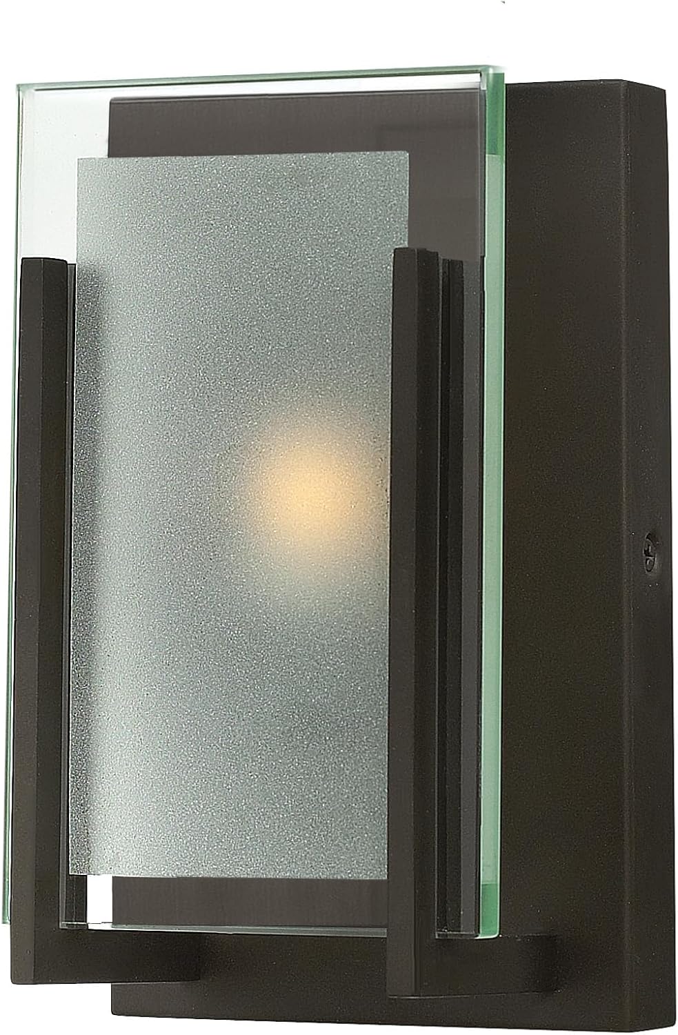 Hinkley Latitude Collection One Light 60W G9 Bathroom Vanity Fixture, Oil Rubbed Bronze