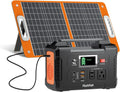 Solar Generator With Solar Panel Included, FF Flashfish 200W Portable Power Station+60W Solar Panel(DC/USB-A/USB-C Output), Backup Power Battery And Solar Panel Kit For Home Blackout/RV/Camping