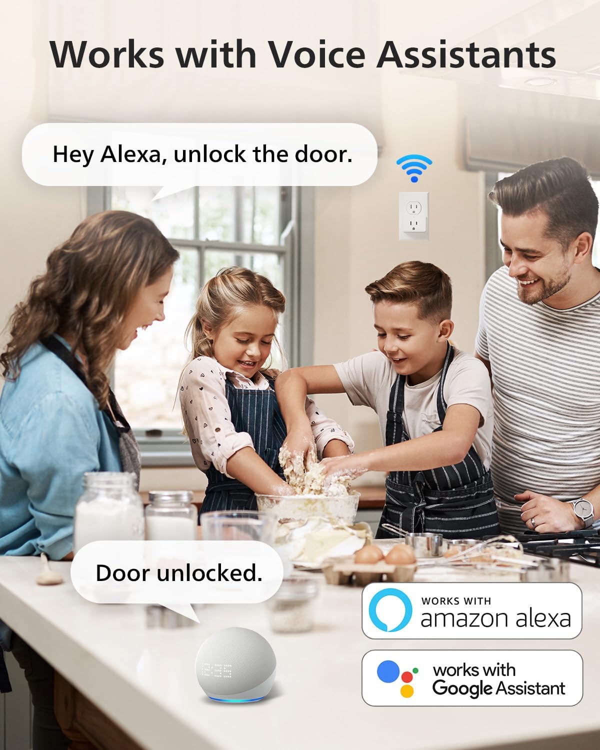 Philips Wi-Fi Smart Lock with Handle, Keyless Entry Keypad Door Lock with Handle, Front Door Deadbolt Set with Gateway, App Control, Fingerprint Unlock, PIN Code Unlock, Auto Locking, Touchscreen