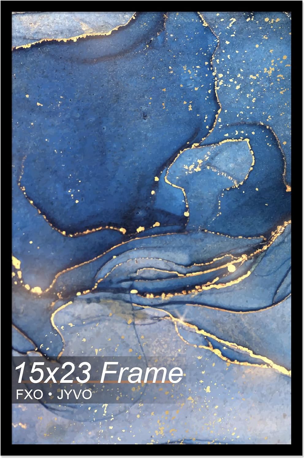 15x23 Picture Frame, Black Frame for 15 x 23 Inch Picture Poster Photo, Light Weight and High Transparent 15 by 23 Frame for Wall - 1 Pack/Black/15 x23