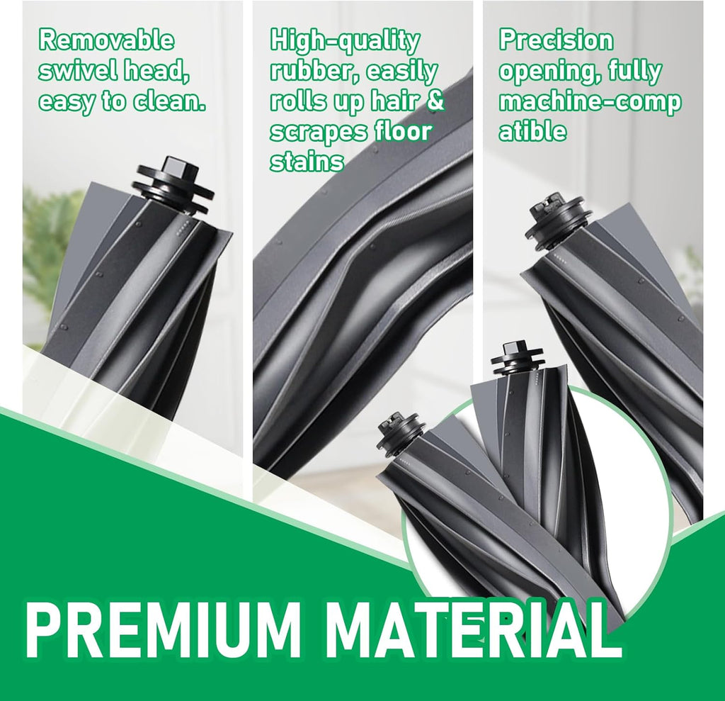 24Pcs Replacement Parts for Dreame L10s Ultra/L10 Ultra Vacuum Cleaner Accessories Kit, 2 Main Brush, 4 HEPA Filters, 6 Mop Pads, 6 Dust Bags, 6 Side Brushes [Not for L10s Pro Ultra Heat]