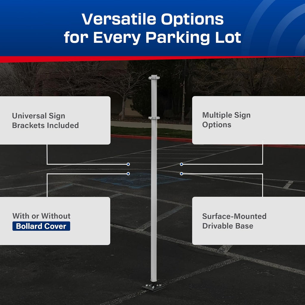 Impact Recovery - Sta-Rite Flexible Sign Post - Sign Holder for Handicap Parking Signs - Made in the USA - 102”