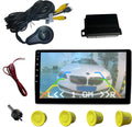 LCD Parking Sensor Kit - Displays Data on Original Screen, Easy Rear Installation, Compatible with CVBS Cameras (Not for AHD), 18 Probe Colors to Match Any Vehicle