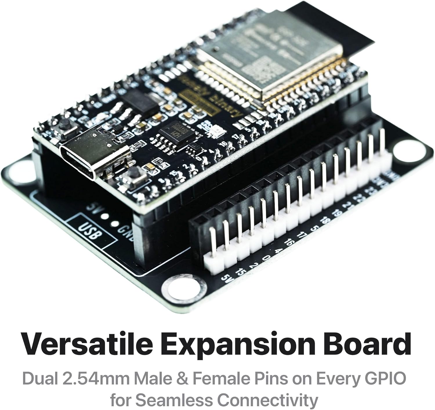 3-Pack ESP32 Gold Edition Kit WiFi Bluetooth Dual-Core MCU with Breakout Boards (Screw/Non-Screw Expansion Board) Tutorials -Type-C ESP32 Prototyping Kit Compatible with Arduino IDE