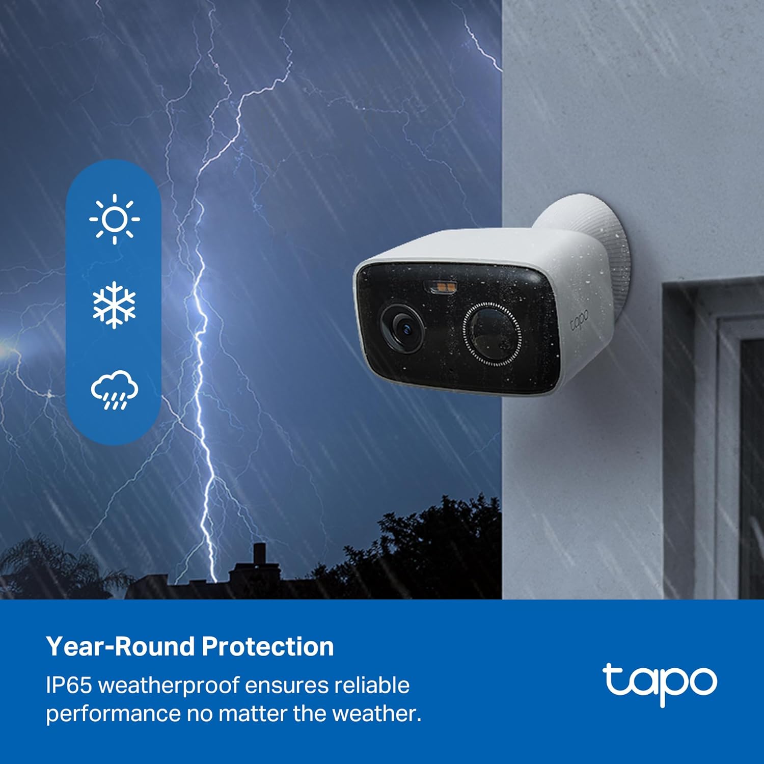 Tapo Outdoor Security Camera Wireless, 1080P, Up to 180 Days Battery, Free Person Detection, Color Night Vision, SD/Could Storage, Alexa & Google Assistant Compatible, Ideal for Homeowners(C400)