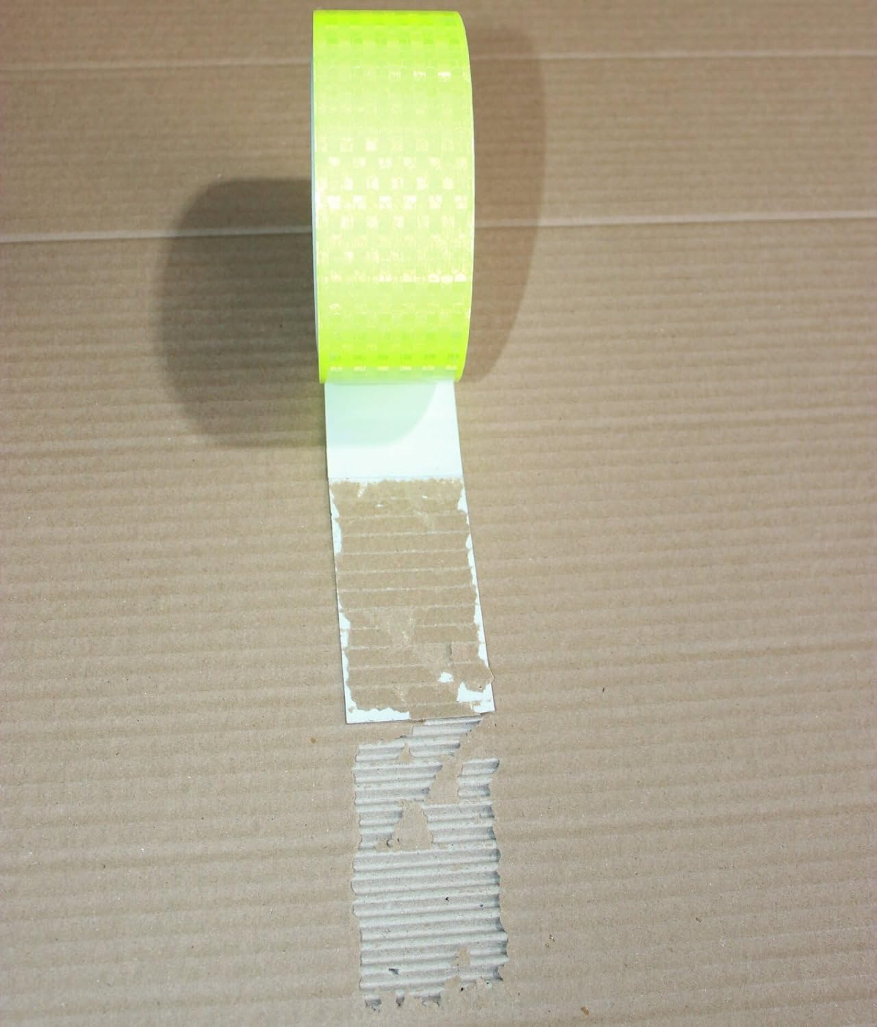 Fluorescent Green Reflective Tape 2 inch Wide, Outdoor Waterproof Safety Adhesive Stickers, High Visibility Industrial Marking Tape (168 feet)
