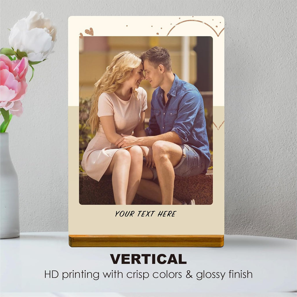 Custom Style Custom Couple Picture frames Metal Photo Prints,Customize Your own Picture Frame,Personalized Metal Picture Gift for Family and Lovers