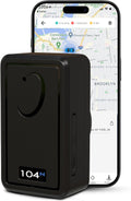 REWIRE SECURITY 104N 4G Magnetic GPS Tracker for Vehicle | Easy Mount | Fits with Car, Truck, Van & Motorbike | Portable Live Tracking | Up to 21-Day Battery Life | Low Cost Subscription Plans