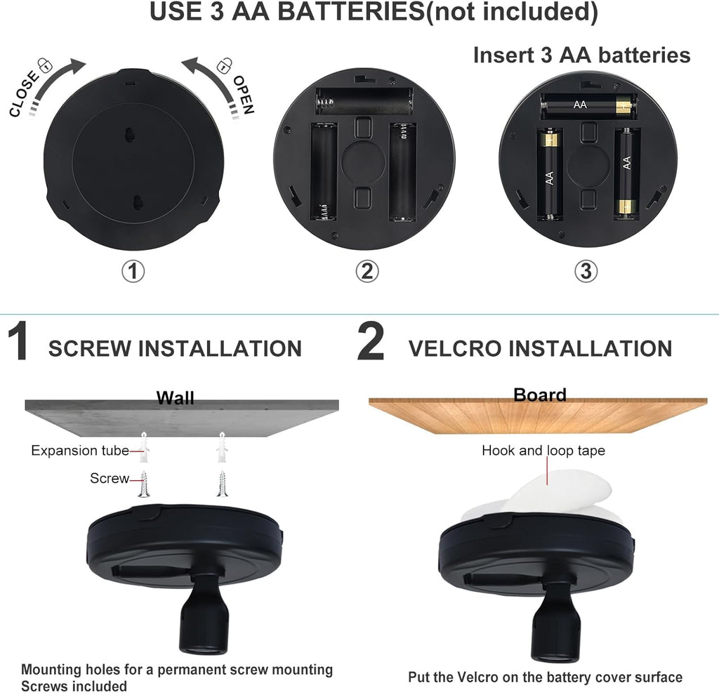 LED Spotlight, Battery Powered Picture Lights, Uplighting Indoor, Puck Lights with Remote, Plant Spot Light for Wall Art Display Dartboard Painting Artwork Accent Closet-4Pack
