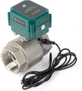 U.S. Solid 2" Smart Motorized Ball Valve - Remote App Mobile Control Stainless Steel Electrical Ball Valve with Manual Switch, 5V DC USB Connection