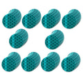 Non Fading Green Reflective Stickers 1-inch Diameter Round Reflector, Outdoor Waterproof High Visibility Warning Adhesive Tape (100 Pcs)