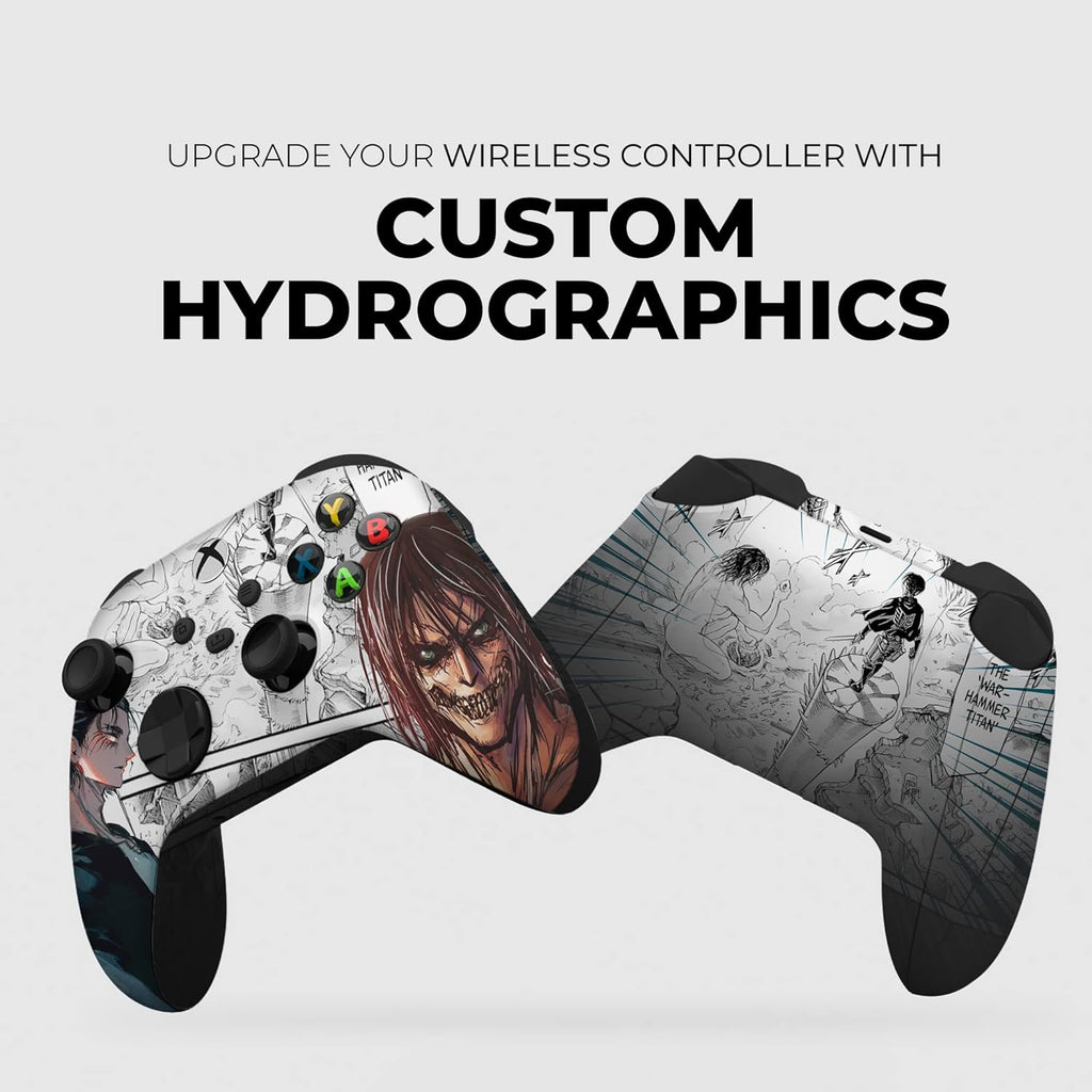 DreamController Attackk On Tittan Custom X-box Controller Wireless compatible with X-box One/Series X/S Proudly Customized in USA with Permanent HYDRO-DIP Printing(NOT JUST A SKIN) (MODDED)