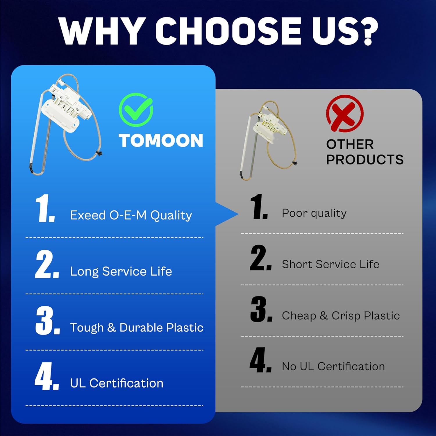 W10810403 W10787836 W10861642 Cabrio Washer Lid Lock Compatible with Whirl-pool Cabrio,Ken-more Series 600/700 & May-tag Bravos XL,Replace WTW7000DW0 WTW7300DW1 MVWB765FW2 MVWB835DW0 by TOMOON