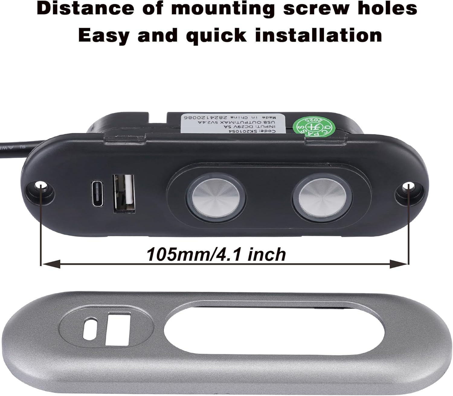 Recliner Switch,2 Button 5 Pin Lift Chair or Power Recliner Manual Control with USB A and C Interfaces Recliners Replacement Parts Limoss Lazboy Pride Catnapper Stand