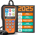 BluSon YM319 OBD2 Scanner Diagnostic Tool with Battery Tester, Check Engine Fault Code Reader with Live Data, Cloud Printing, DTC Lookup, Freeze Frame, Scan Tool for All OBDII Protocol Cars Since 1996