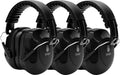 3 Pack Noise Reduction Ear Protection, Hearing Protection Ear muffs SNR 34dB Noise Cancelling Headphones for Adults Kids Autism, Sound Proof Earmuffs for Mowing/Construction/Work