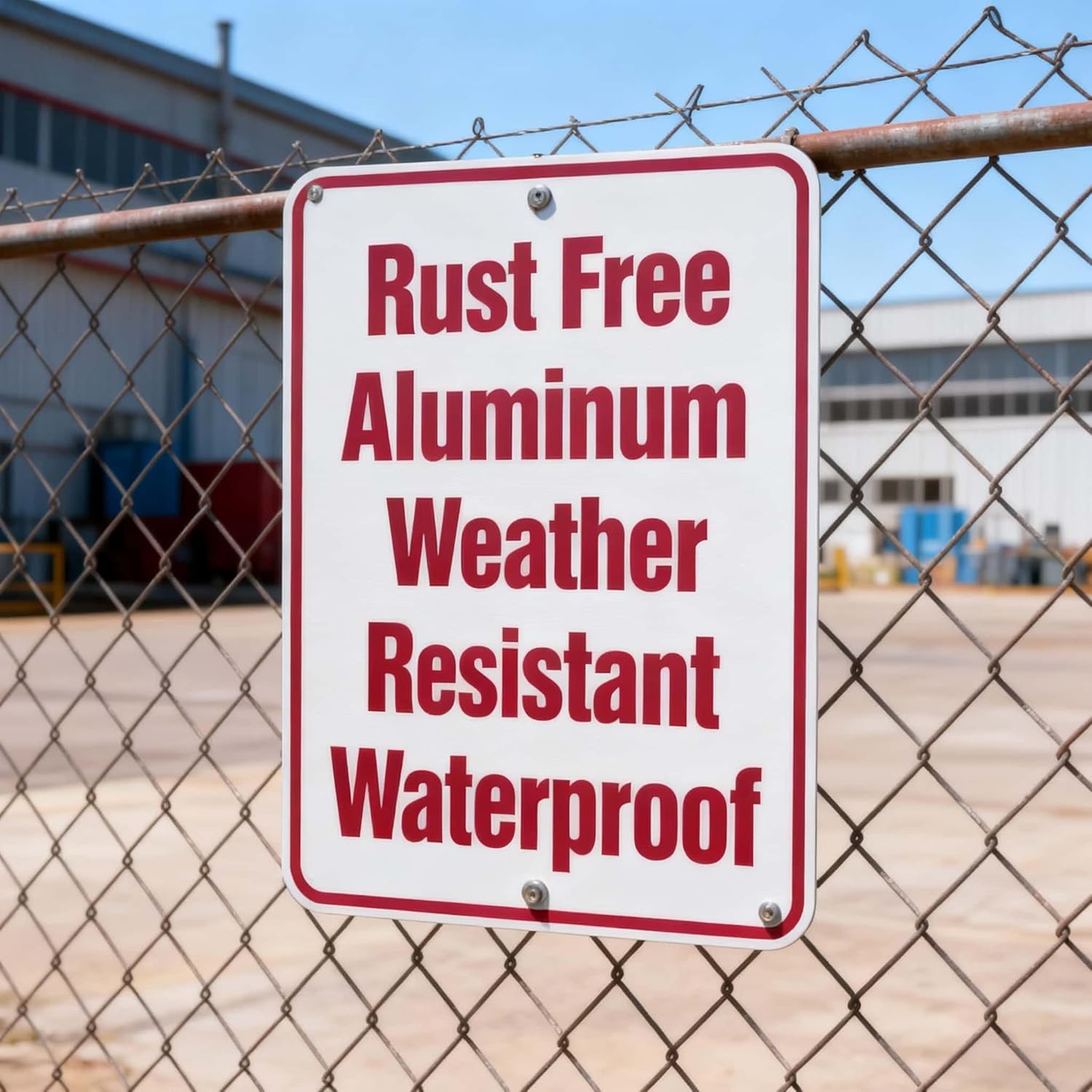 Custom Metal Sign Outdoor, Personalized Metal Signs for Office, Business, Home, 14x10 Inches, Rust Free .040 Aluminum