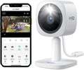 Hugolog 2K 3MP Outdoor Indoor Security Cameras for Home Security, Home Camera with Starlight Color Night Vision,Built-in Spotlight,Motion Detection,2-Way Talk,US Cloud & Local Storage,Works with Alexa
