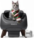 CATLINK Self Cleaning Cat Litter Box, Open Top Automatic Litter Box, Safe Anti-Pinch, AI Waste Analysis Health Monitor for Multi-Cat Recognition, 5G WiFi App Control, Odor Free, Open-X