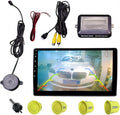 LCD Parking Sensor Kit - Displays Data on Original Screen, Easy Rear Installation, Compatible with All Camera Formats (AHD, CVBS), 18 Probe Colors to Match Any Vehicle