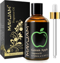 MAYJAM 3.38FL.OZ Green Apple Fragrance Oils with Glass Dropper, 100ML Essential Oils for Diffusers for Home, Long Lasting Scented Oils for Diffusers Soap Candle Making