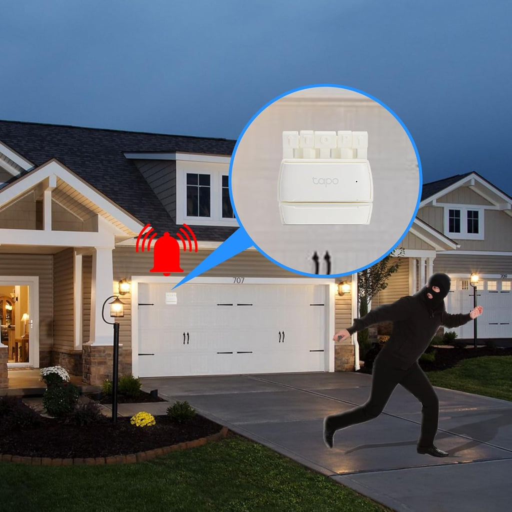 Garage Door Bracket/Mount Compatible with TAPO Alarm Entry Sensors - Quick Installation & More Protection for Your Garage Door (1 Pack)