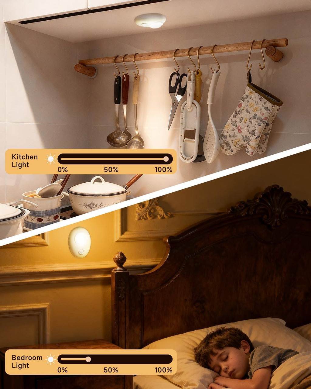 LEPOTEC LED Puck Lights, Rechargeable Battery Light,3 Color Temps Tap Lights,Wireless Closet Light,Under Cabinet Lighting,Magnetic Sitck On Lights for Kitchen,Closet,Pantry,Shelves(3 Pack)