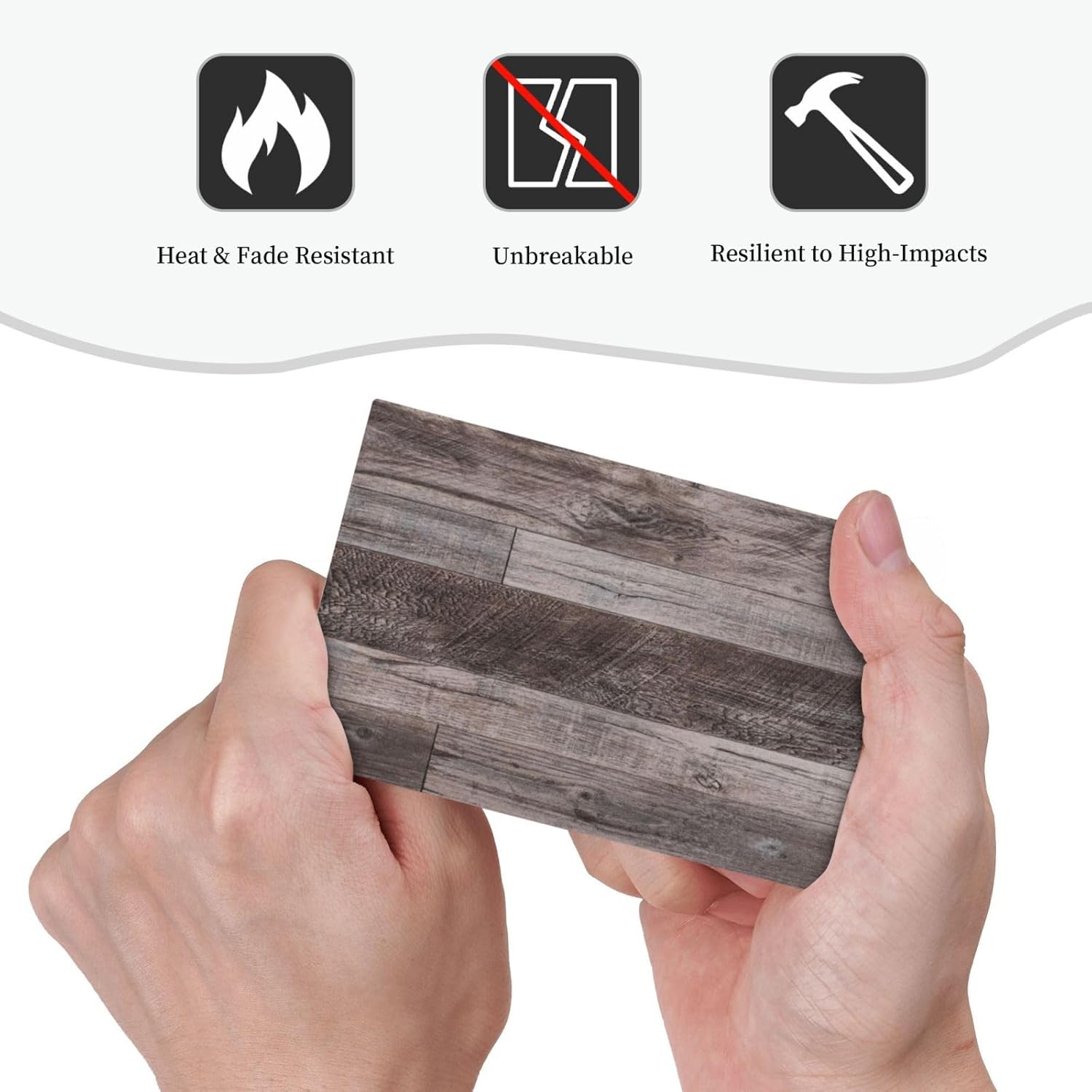Light Switch Cover Plate Rustic Dark Grey Wood Retro Country Wooden 1 Gang No Device Blank Electrical Wall Plates Faceplate Decorative Switch Plate for Farmhouse Cabin Decor