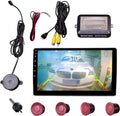 LCD Parking Sensor Kit - Displays Data on Original Screen, Easy Rear Installation, Compatible with All Camera Formats (AHD, CVBS), 18 Probe Colors to Match Any Vehicle