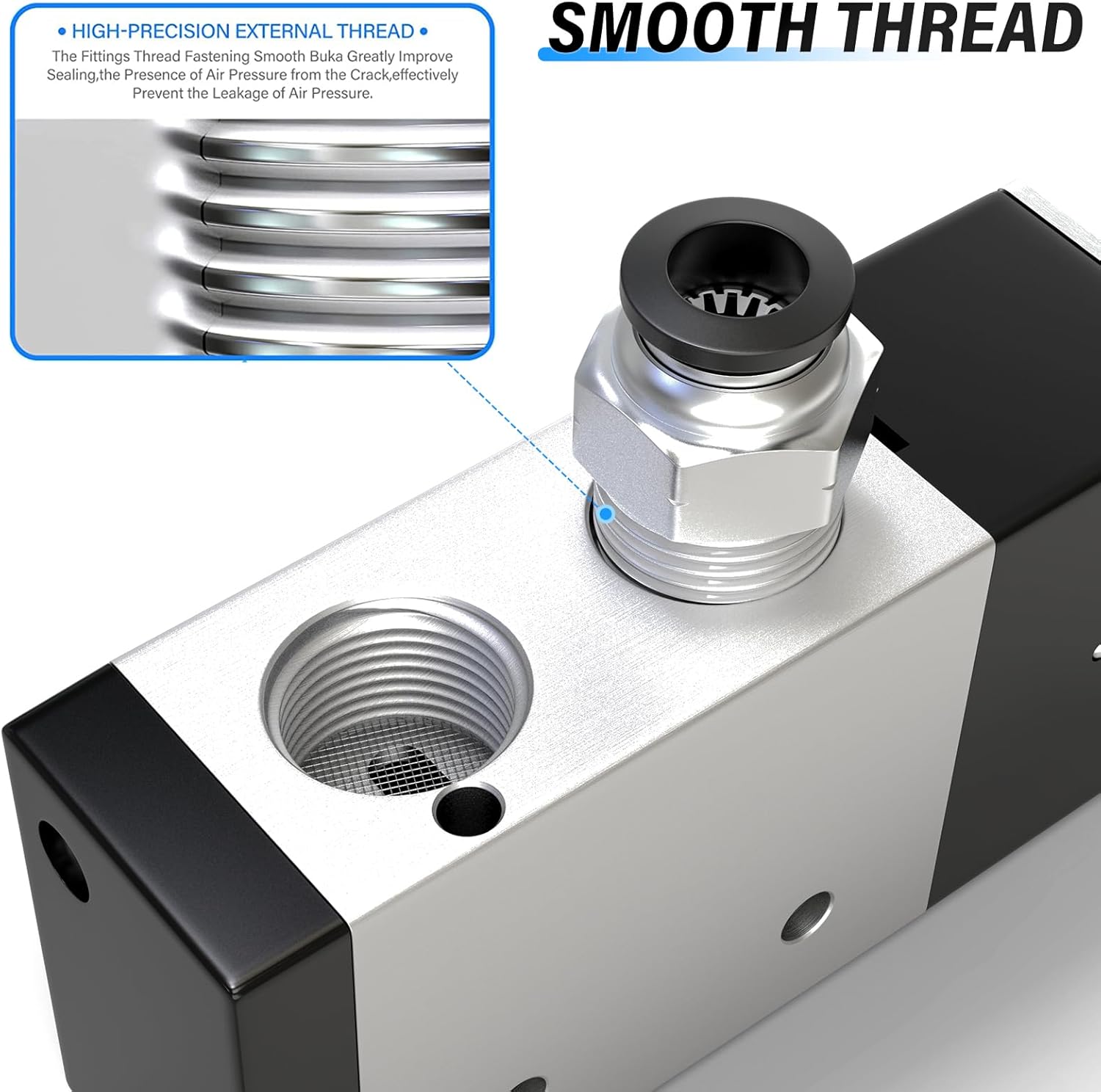 TAILONZ PNEUMATIC 1/4"NPT Solenoid Valve 3V210-08 24V Single Coil Pilot-Operated Electric 2 Position 3 Way Connection Type(Outlet wire)