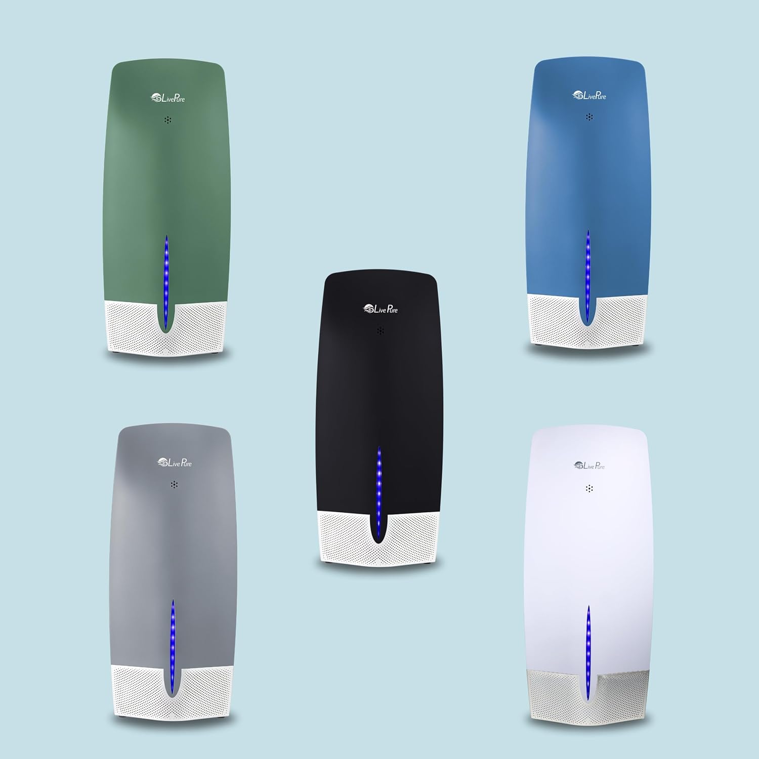 LivePure Air Purifier w/Granular Carbon Insert, LP470THP-GRA, Graphite