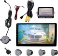 LCD Parking Sensor Kit - Displays Data on Original Screen, Easy Rear Installation, Compatible with All Camera Formats (AHD, CVBS), 18 Probe Colors to Match Any Vehicle