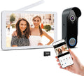 Wireless Video Doorbell Intercom System, Smart Doorbell Camera with Monitor, 1080P WiFi Video Door Phone with 8" Touch Screen, Motion Detection, Night Vision, No Monthly Fees, Tuya APP