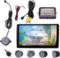 LCD Parking Sensor Kit - Displays Data on Original Screen, Easy Rear Installation, Compatible with All Camera Formats (AHD, CVBS), 18 Probe Colors to Match Any Vehicle