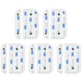 Ring Contact Sensor Adhesive | Ring Sensor Mounting Tape Replacement Pads | Works with Door, Window, Wall Alarm Sensors | Easy Mount, No Cutting, Peel and Stick (10 Pack Sensor + Magnet Side)