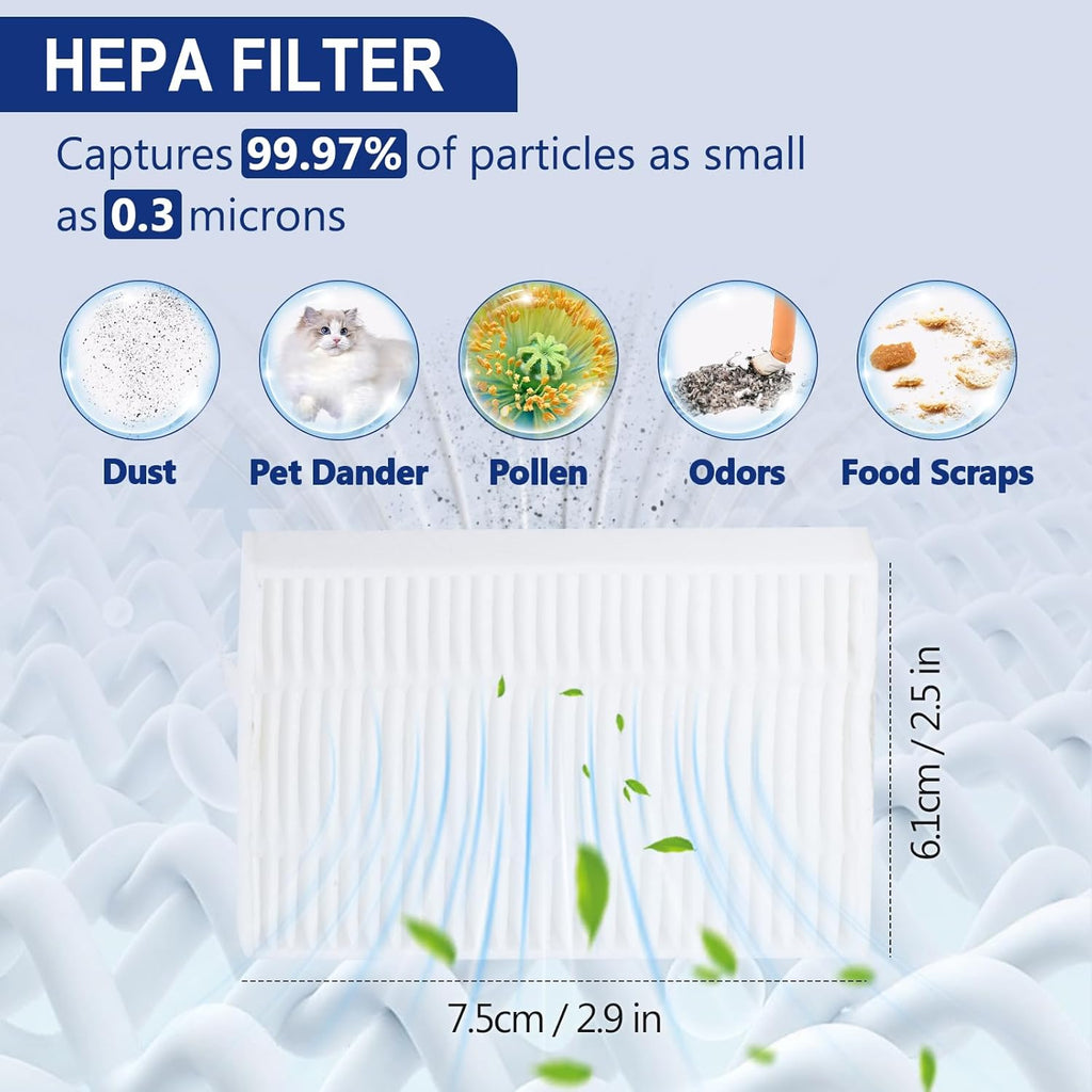 34 Pack Q7 M5+ Replacement Accessories Compatible with Roborock Q7 M5 / Q7 M5+ / Q7 L5 / Q7 L5+ Robot Vacuum, 2 Mainbrushes, 6 Scent Tablets, 6 HEPA Filters, 6 Dust Bags, 6 Mop Pads, 6 Side Brushes