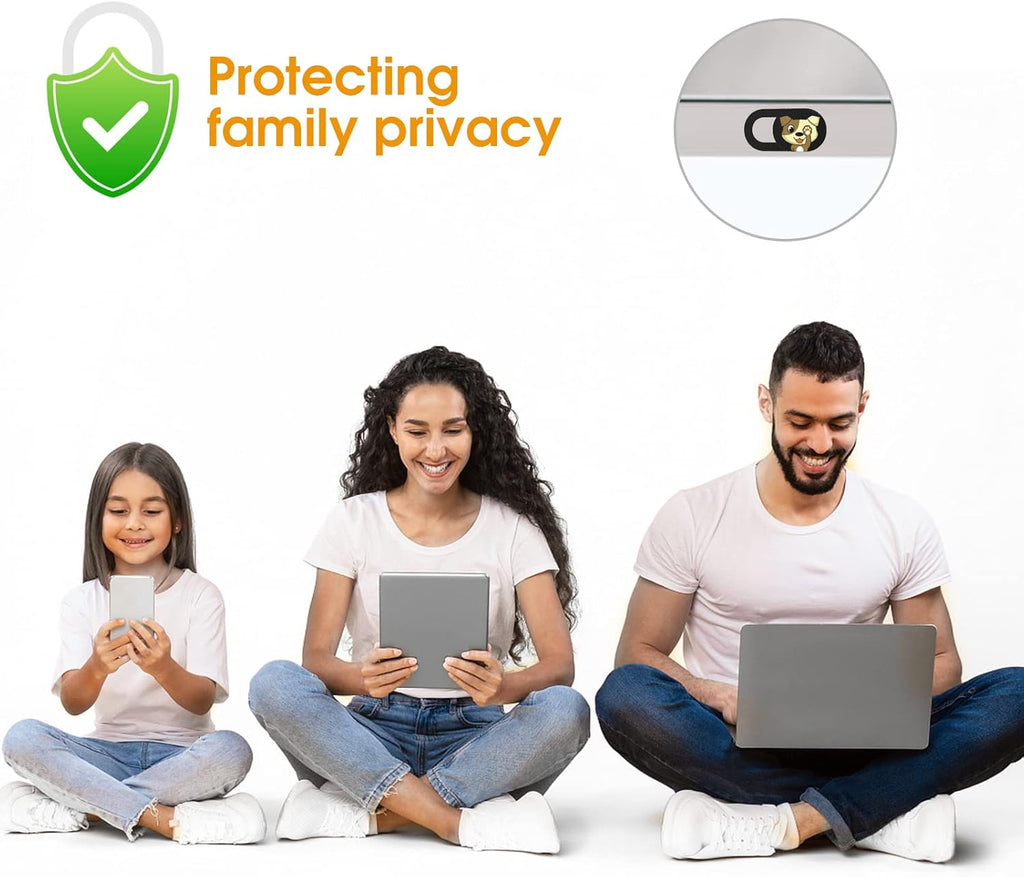 Laptop Camera Cover Slide Cute-6PCS,Ultra-Thin Webcam Cover Compatible with Laptop,Computer,Smart Phone,Tablet.Cute Pattern Web Cam Privacy Cover to Protect Your Privacy