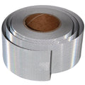 Non Fading Reflective Tape Silver Outdoor Waterproof 3 inch Wide, High Visibility Warning Industrial Marking Tape, Safety Stickers (68 feet)