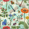 Dragonflies Flowers Butterfly 2 Gang Double Blank Outlet Light Switch Cover Decorative Wall Plate Cover For Home Living Bedroom Kitchen Decorative