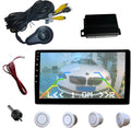 LCD Parking Sensor Kit - Displays Data on Original Screen, Easy Rear Installation, Compatible with CVBS Cameras (Not for AHD), 18 Probe Colors to Match Any Vehicle