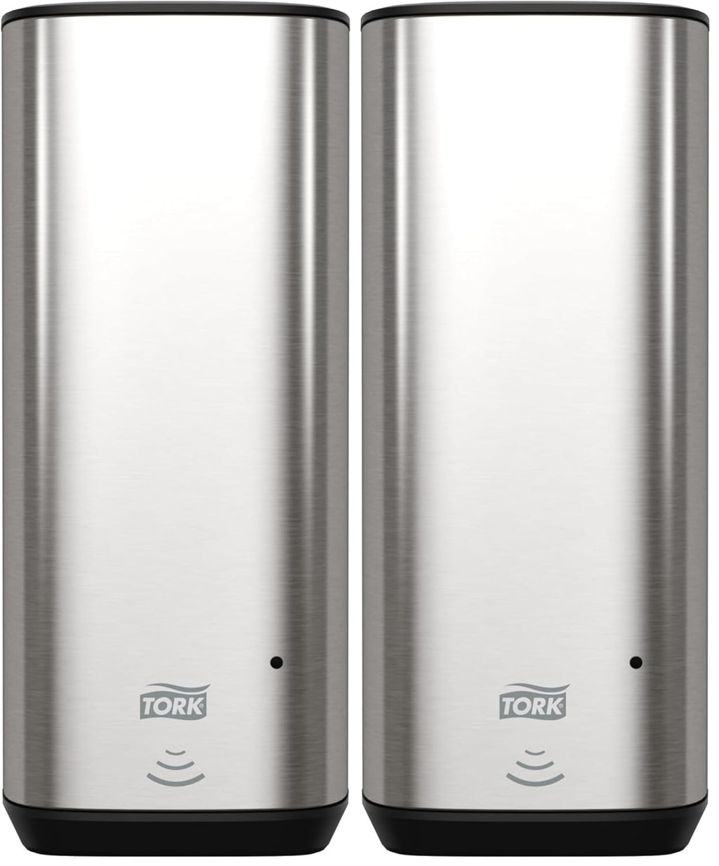 Tork Intuition Sensor Skincare Dispenser Stainless Steel S4, for Hand Soap and Hand Sanitizer, Image Range, 466101 (Pack of 2)