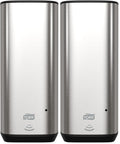 Tork Intuition Sensor Skincare Dispenser Stainless Steel S4, for Hand Soap and Hand Sanitizer, Image Range, 466101 (Pack of 2)