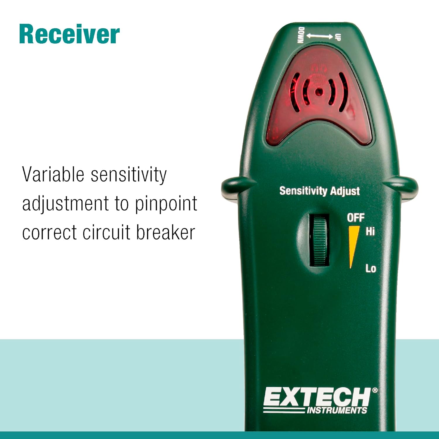Extech CB10 Circuit Breaker Finder, Locates fuses/Breakers, Tests receptacles and GFCI Circuits