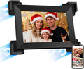 KPCB Tech Magnetic Picture Frames for Refrigerator, 10.1 inch Digital Photo Frames Smart WiFi & App Control, Electronic Picture Frame with 1280x800 HD Touch Screen for Parents, Grandparents, Friends