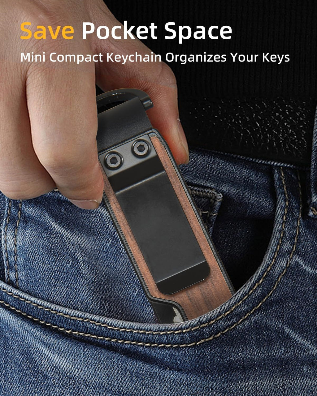 Keychain Key Holder Keychain Tile For Men/Women Key Finder Ring/Organizer for Car Keys Keyring Accessories 2-5 Keys