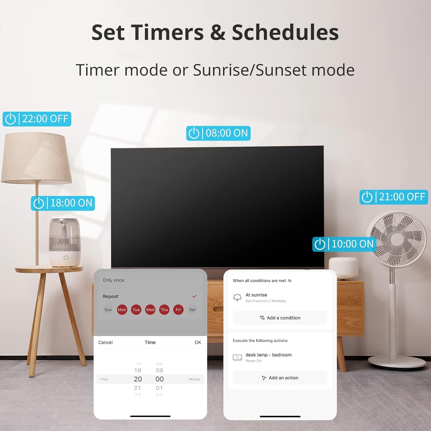 【2025 New】 SwitchBot Smart Plug Mini 15A(4 Pack) with Remote, Energy Monitor, Smart Home WiFi(2.4GHz), Compatible with Alexa & Google Home, APP Remote Control & Timer Function, No Hub Required